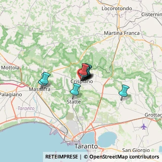 Mappa Via Lepanto, 74012 Crispiano TA, Italia (3.0525)