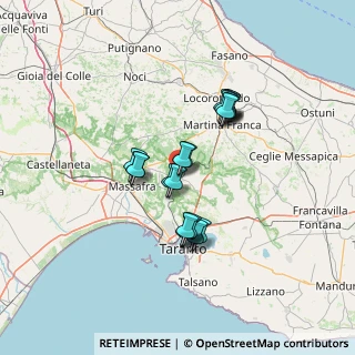 Mappa Via Lepanto, 74012 Crispiano TA, Italia (11.5095)