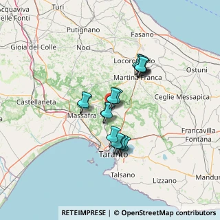 Mappa Via Lepanto, 74012 Crispiano TA, Italia (11.33)
