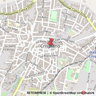 Mappa Via Roma, 7, 74012 Crispiano, Taranto (Puglia)