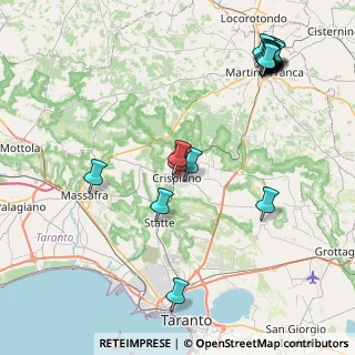 Mappa 74012 Crispiano TA, Italia (11.1005)