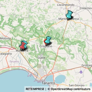 Mappa 74012 Crispiano TA, Italia (9.289)