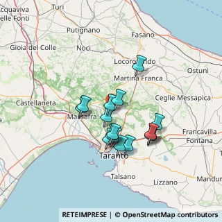 Mappa 74012 Crispiano TA, Italia (12.09313)