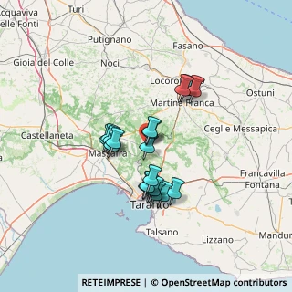 Mappa Via Luigi Sturzo, 74012 Crispiano TA, Italia (11.38632)