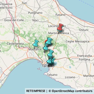 Mappa 74012 Crispiano TA, Italia (10.17125)