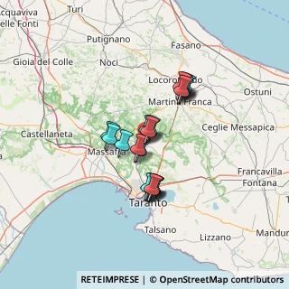 Mappa 74012 Crispiano TA, Italia (10.6165)