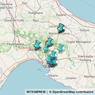 Mappa 74012 Crispiano TA, Italia (11.4275)