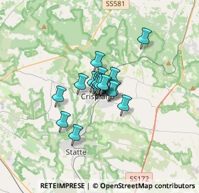 Mappa Corso Vitt. Emanuele III, 74012 Crispiano TA, Italia (1.585)