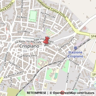 Mappa Via vittorio emanuele 98, 74012 Crispiano, Taranto (Puglia)