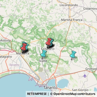 Mappa Via XXIV Maggio, 74012 Crispiano TA, Italia (5.8845)