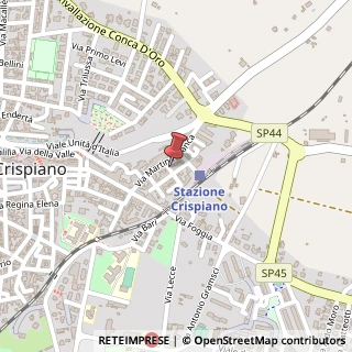 Mappa Via Fecia DI Cossato Carlo, 5, 74012 Crispiano, Taranto (Puglia)