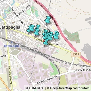 Mappa VIA G.D'ANNUNZIO, 84092 Battipaglia SA, Italia (0.2655)