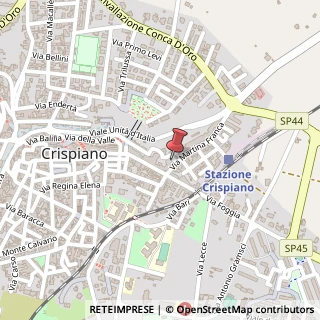 Mappa Via Martina Franca, 19, 74012 Crispiano, Taranto (Puglia)