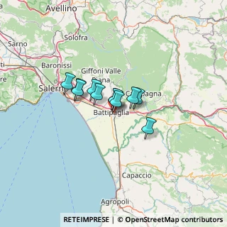 Mappa Via Giovanni Palatucci, 84091 Battipaglia SA, Italia (7.86455)