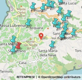 Mappa Pastena, 80061 Massa Lubrense NA, Italia (1.3345)