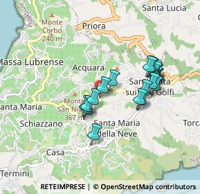 Mappa Pastena, 80061 Massa Lubrense NA, Italia (0.8395)