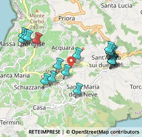 Mappa Pastena, 80061 Massa Lubrense NA, Italia (1.082)
