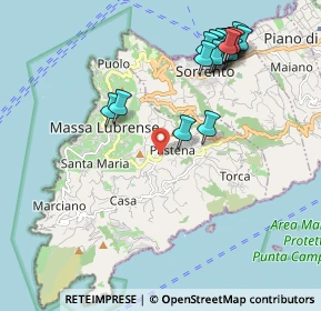 Mappa Pastena, 80061 Massa Lubrense NA, Italia (2.448)