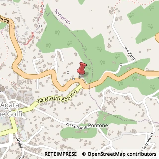 Mappa Via Nastro Azzurro, 1, 80061 Massa Lubrense, Napoli (Campania)