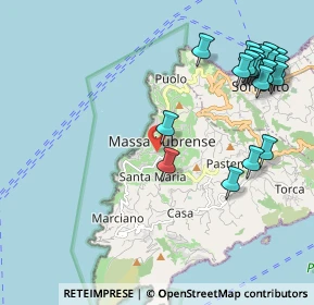 Mappa Via Rivo a Casa, 80061 Massa Lubrense NA, Italia (2.781)