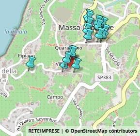 Mappa Via Rivo a Casa, 80061 Massa Lubrense NA, Italia (0.2315)