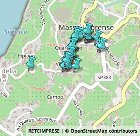 Mappa Via Rivo a Casa, 80061 Massa Lubrense NA, Italia (0.14074)