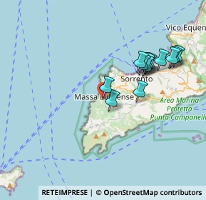 Mappa Via Rivo a Casa, 80061 Massa Lubrense NA, Italia (3.82538)