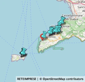 Mappa Via Rivo a Casa, 80061 Massa Lubrense NA, Italia (6.62)