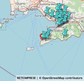 Mappa Via Rivo a Casa, 80061 Massa Lubrense NA, Italia (18.2105)