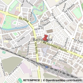 Mappa Via Giuseppe Mazzini, 52/D, 84091 Battipaglia, Salerno (Campania)