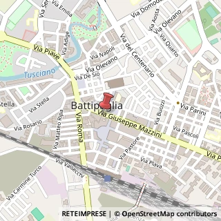 Mappa Via Giuseppe Mazzini, 54, 84091 Battipaglia, Salerno (Campania)