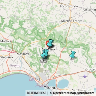 Mappa Via Antonio Fogazzaro, 74012 Crispiano TA, Italia (3.73909)