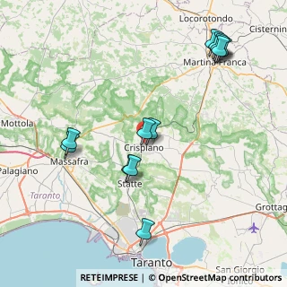 Mappa Via Antonio Fogazzaro, 74012 Crispiano TA, Italia (9.99154)