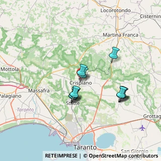 Mappa Via Antonio Fogazzaro, 74012 Crispiano TA, Italia (6.58091)