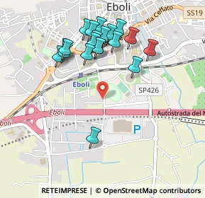 Mappa Via Cupe, 84025 Eboli SA, Italia (0.523)