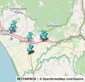Mappa Via Cupe Superiore, 84025 Eboli SA, Italia (6.89727)
