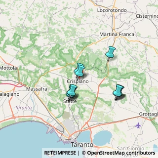 Mappa Via, 74012 Crispiano TA, Italia (6.54182)