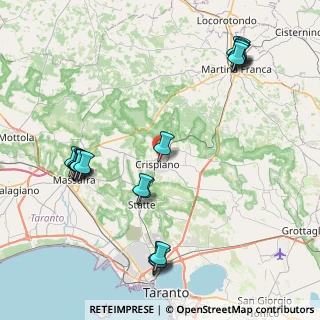 Mappa Via, 74012 Crispiano TA, Italia (10.9005)