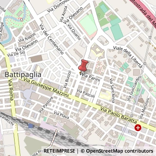 Mappa Via Gonzaga, 66, 84091 Battipaglia, Salerno (Campania)
