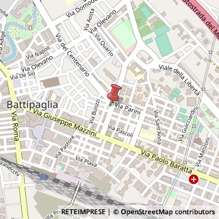 Mappa Via Gonzaga, 53, 84091 Battipaglia, Salerno (Campania)