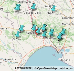 Mappa Piazza Regina del Rosario, 74018 Palagianello TA, Italia (15.56)