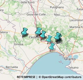Mappa Piazza Regina del Rosario, 74018 Palagianello TA, Italia (9.92333)
