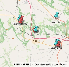 Mappa Piazza Regina del Rosario, 74018 Palagianello TA, Italia (4.585)