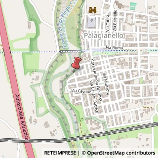 Mappa Via P. delle Orchidee, 5, 74018 Palagianello TA, Italia, 74018 Palagianello, Taranto (Puglia)