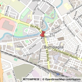 Mappa Via Stella, 10, 84091 Battipaglia, Salerno (Campania)