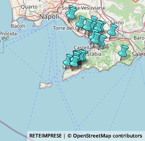Mappa Via Nastro Verde, 80061 Massa Lubrense NA, Italia (12.998)