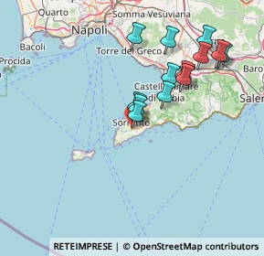 Mappa Via Nastro Verde, 80061 Massa Lubrense NA, Italia (15.00923)