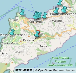 Mappa Via Nastro Verde, 80061 Massa Lubrense NA, Italia (2.29769)