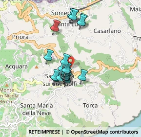 Mappa Via Nastro Verde, 80061 Massa Lubrense NA, Italia (0.7315)