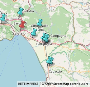 Mappa Largo Sant'Anna, 84091 Battipaglia SA, Italia (15.33833)